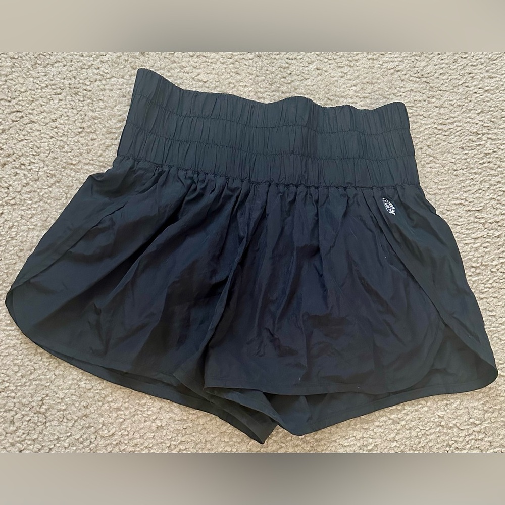 Free People Movement Black Shorts